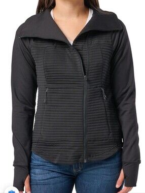5.11 Tactical Black Women's Crystal Hybrid Full Zip Jacket Coat S 62129